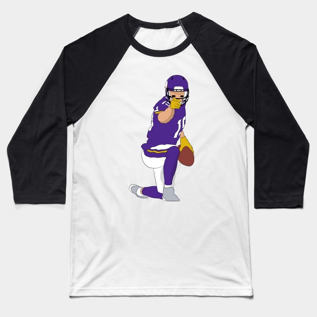 Adam Thielen Baseball T-Shirt by SickSticksCo